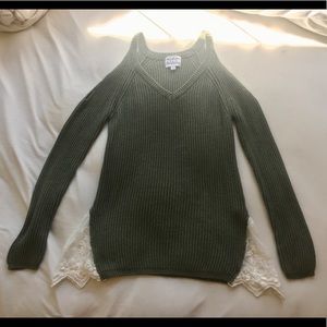 Shoulder Cut Out Sweater!